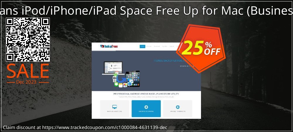 Backuptrans iPod/iPhone/iPad Space Free Up for Mac - Business Edition  coupon on Tell a Lie Day super sale