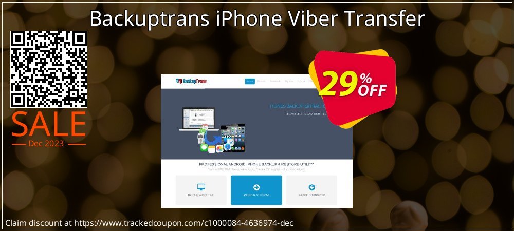 Backuptrans iPhone Viber Transfer coupon on Tell a Lie Day sales
