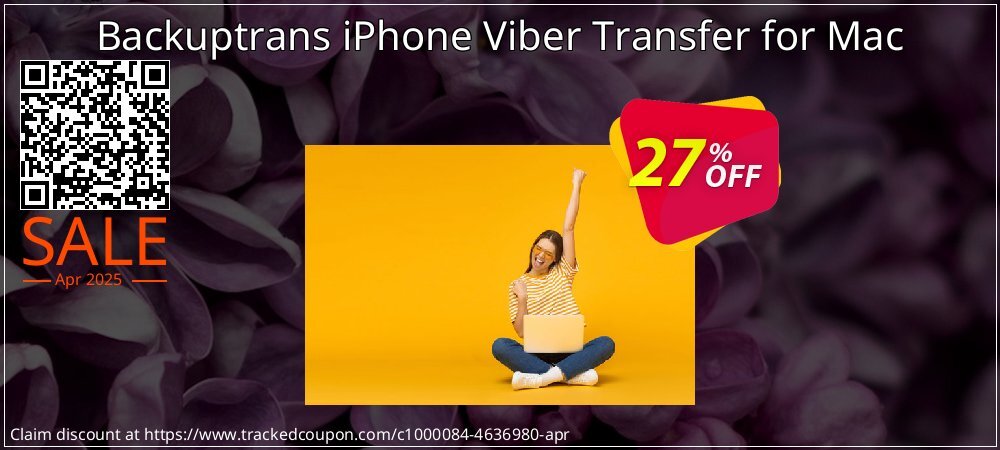 Backuptrans iPhone Viber Transfer for Mac coupon on World Backup Day offering sales