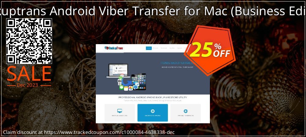 Backuptrans Android Viber Transfer for Mac - Business Edition  coupon on National Girlfriend Day sales