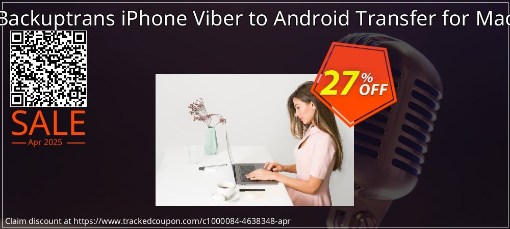 Backuptrans iPhone Viber to Android Transfer for Mac coupon on Virtual Vacation Day offering sales