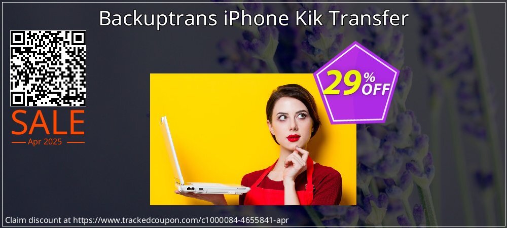 Backuptrans iPhone Kik Transfer coupon on World Party Day discount