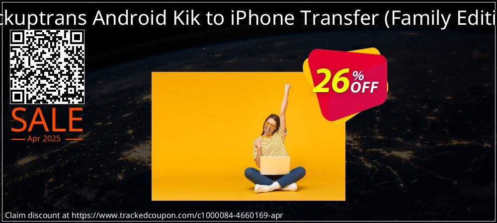 Backuptrans Android Kik to iPhone Transfer - Family Edition  coupon on World Password Day discount