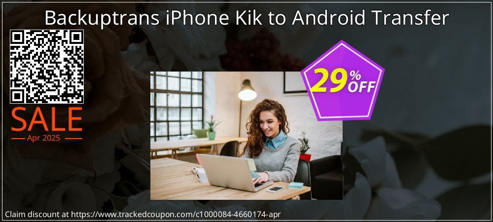 Backuptrans iPhone Kik to Android Transfer coupon on April Fools' Day super sale