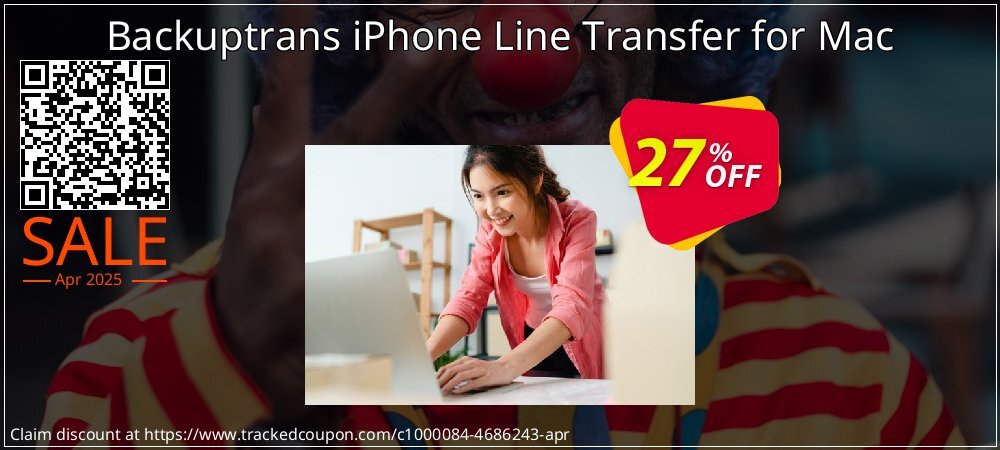 Backuptrans iPhone Line Transfer for Mac coupon on Constitution Memorial Day offering discount