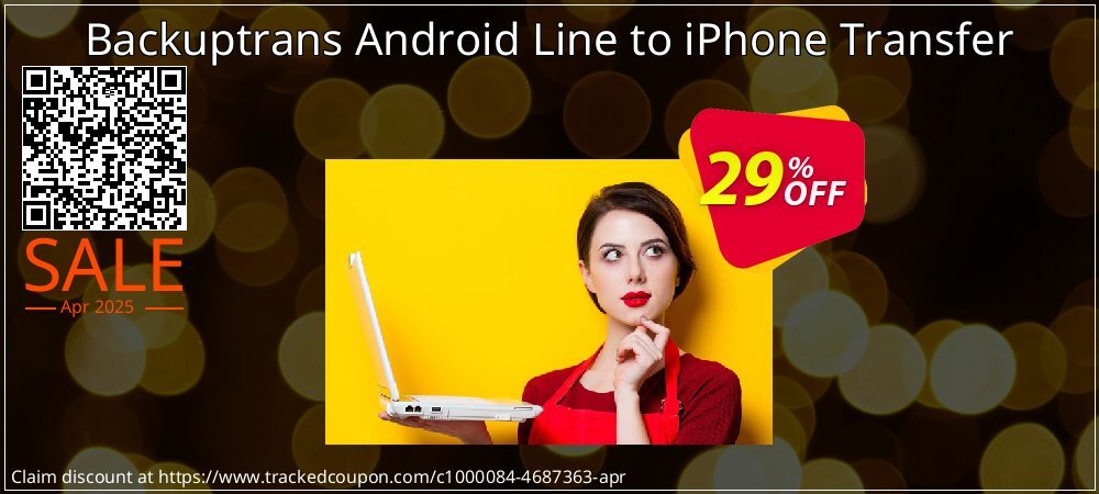 Backuptrans Android Line to iPhone Transfer coupon on Easter Day discounts