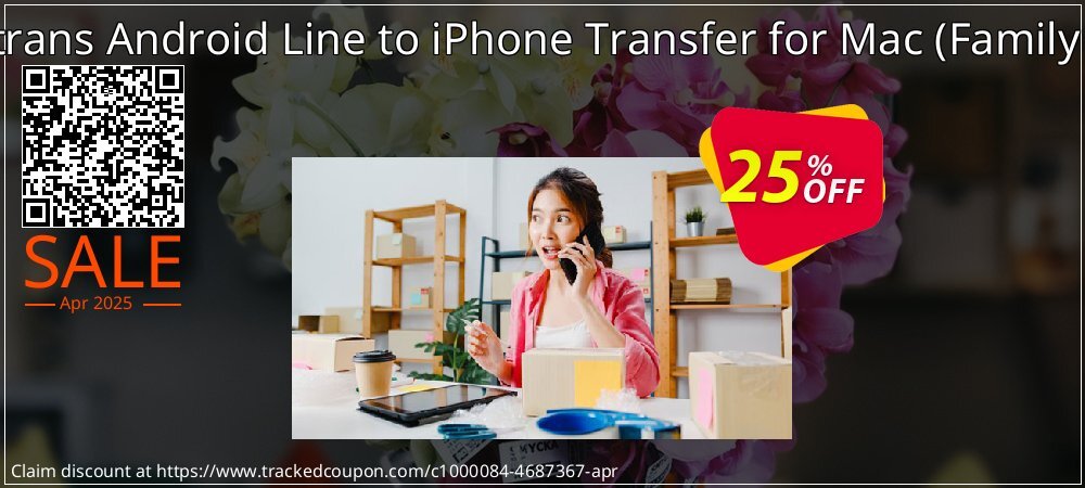 Backuptrans Android Line to iPhone Transfer for Mac - Family Edition  coupon on April Fools' Day offer