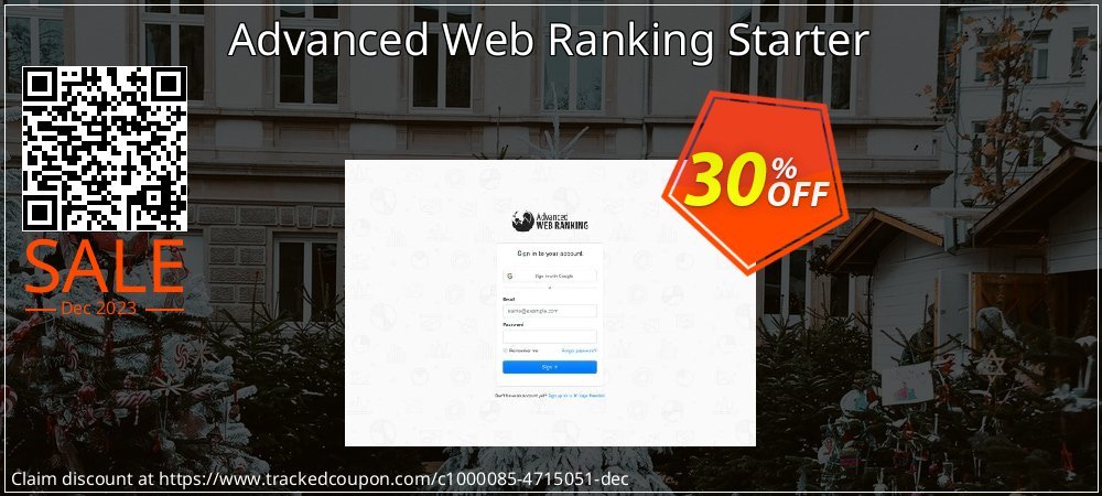 Advanced Web Ranking Starter coupon on Lover's Day deals