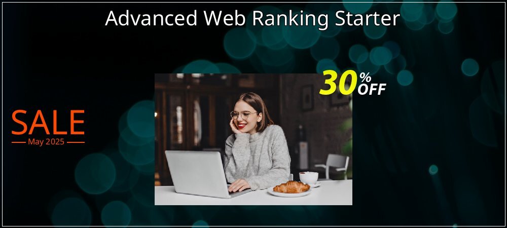 Advanced Web Ranking Starter coupon on World Party Day discount