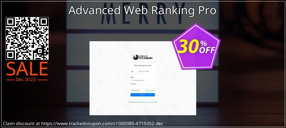 Advanced Web Ranking Pro coupon on April Fools' Day offering discount