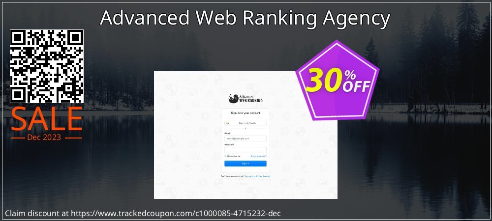 Advanced Web Ranking Agency coupon on April Fools' Day offering discount