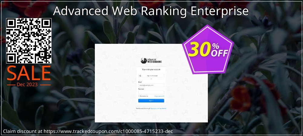 Advanced Web Ranking Enterprise coupon on Virtual Vacation Day offering discount