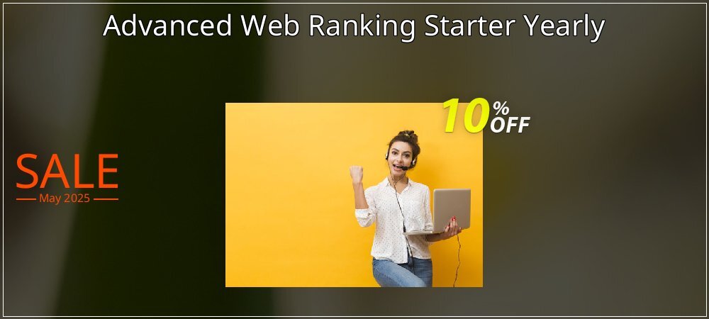 Advanced Web Ranking Starter Yearly coupon on World Password Day sales