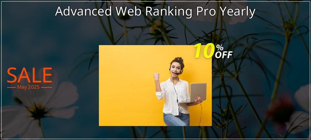 Advanced Web Ranking Pro Yearly coupon on World Backup Day promotions