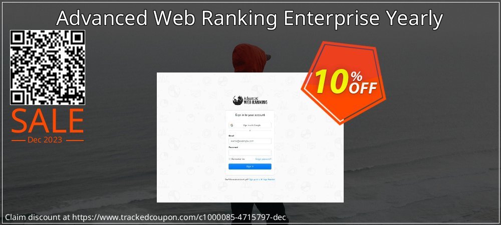 Advanced Web Ranking Enterprise Yearly coupon on April Fools' Day offer