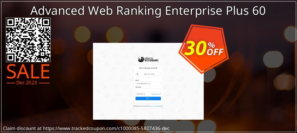 Advanced Web Ranking Enterprise Plus 60 coupon on New Year's Weekend discount