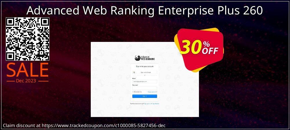 Advanced Web Ranking Enterprise Plus 260 coupon on World Party Day promotions