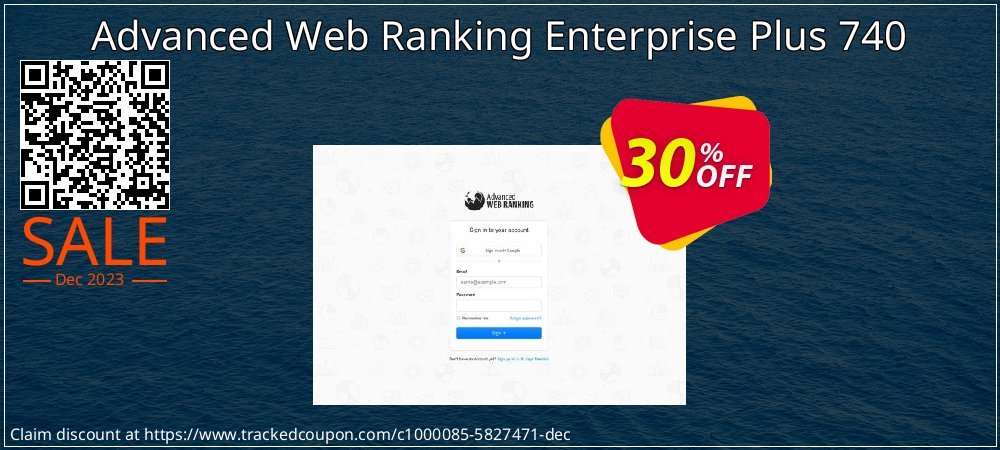 Advanced Web Ranking Enterprise Plus 740 coupon on World Party Day offering sales