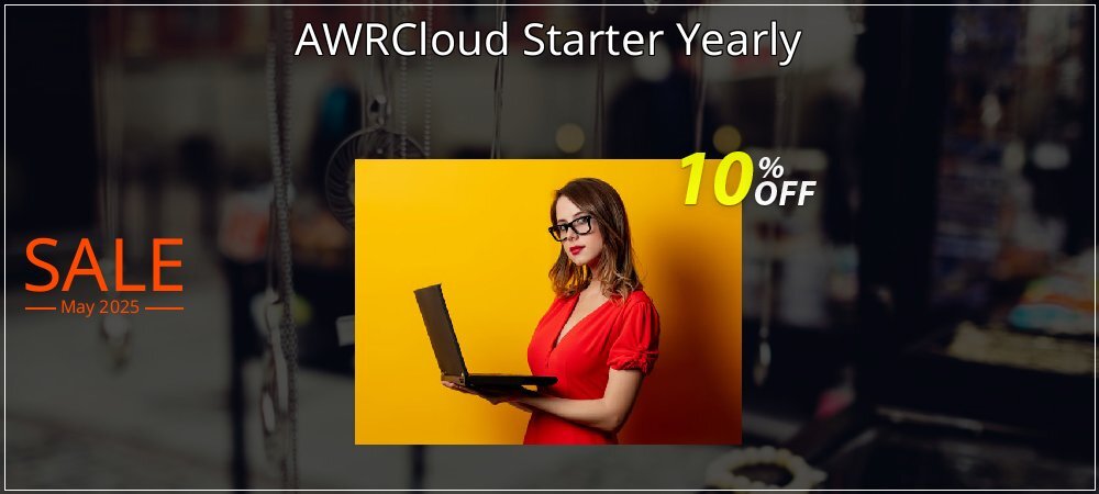 AWRCloud Starter Yearly coupon on National Smile Day promotions