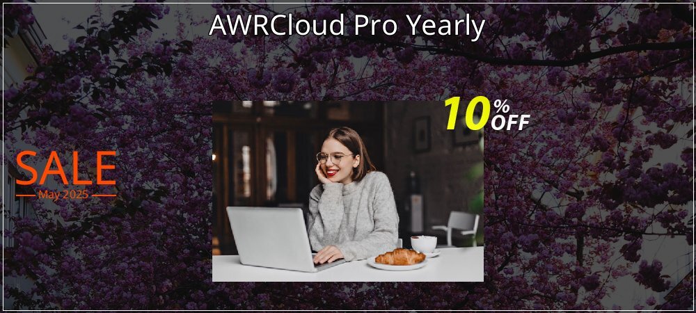 AWRCloud Pro Yearly coupon on World Party Day sales