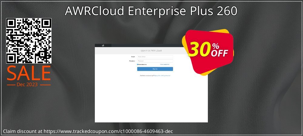 AWRCloud Enterprise Plus 260 coupon on Easter Day offering discount