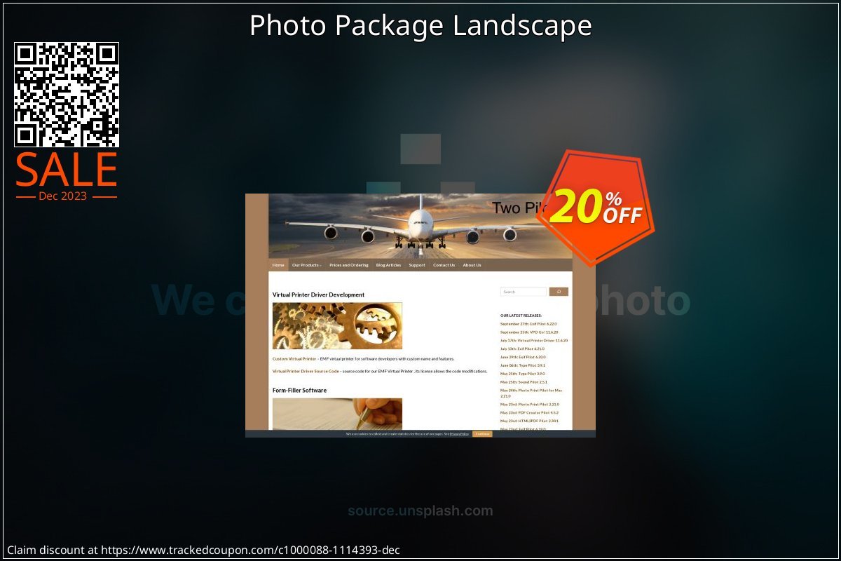 Photo Package Landscape coupon on Easter Day offering sales