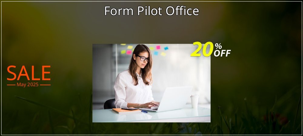 Form Pilot Office coupon on World Party Day offering sales