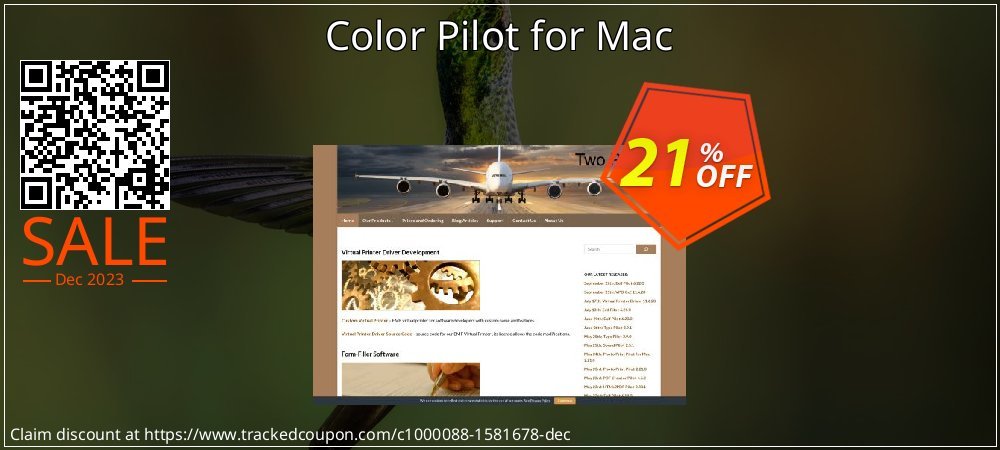 Color Pilot for Mac coupon on Easter Day deals