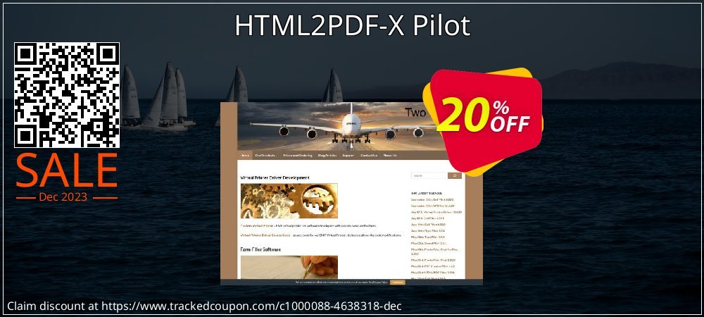 HTML2PDF-X Pilot coupon on Easter Day discounts