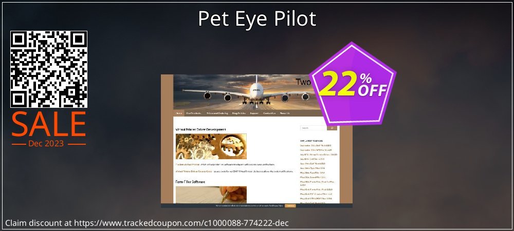 Pet Eye Pilot coupon on Kiss Day offering sales