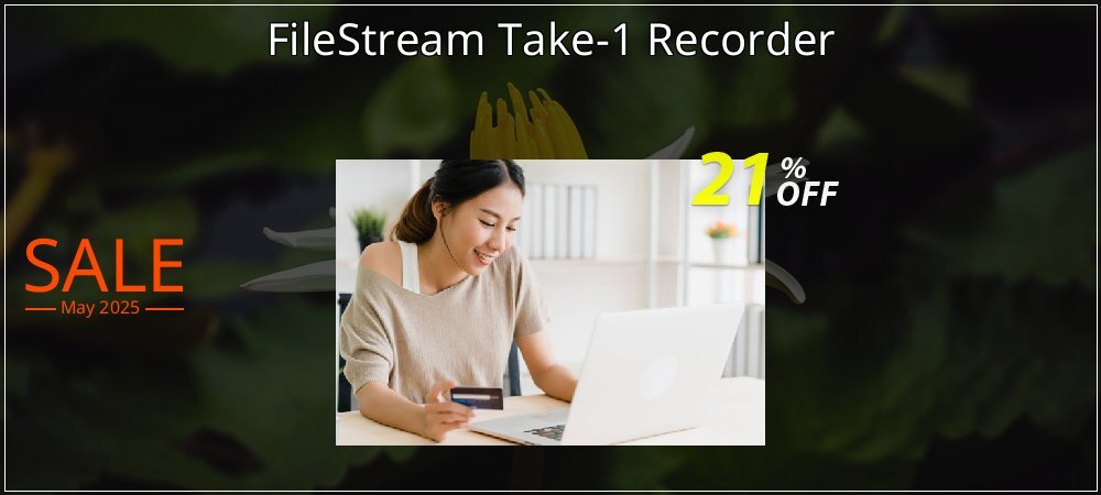 FileStream Take-1 Recorder coupon on National Pizza Party Day sales