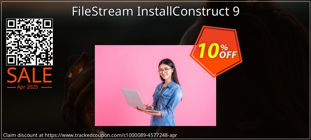 FileStream InstallConstruct 9 coupon on National Pizza Party Day offering discount