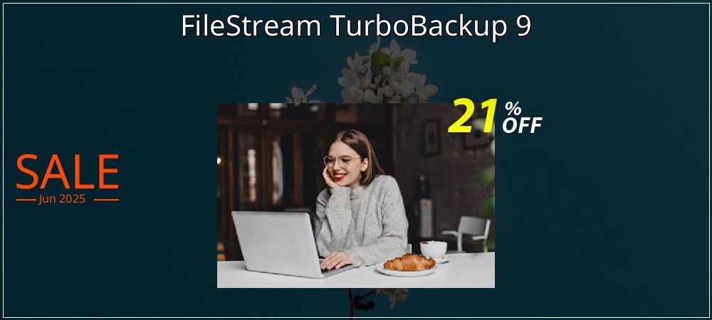 FileStream TurboBackup 9 coupon on April Fools' Day promotions