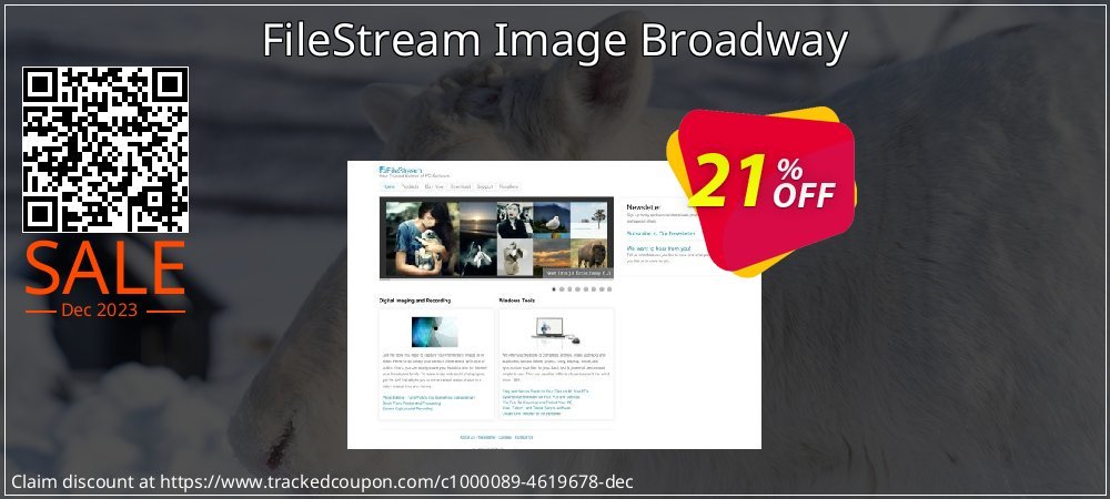 FileStream Image Broadway coupon on Virtual Vacation Day super sale