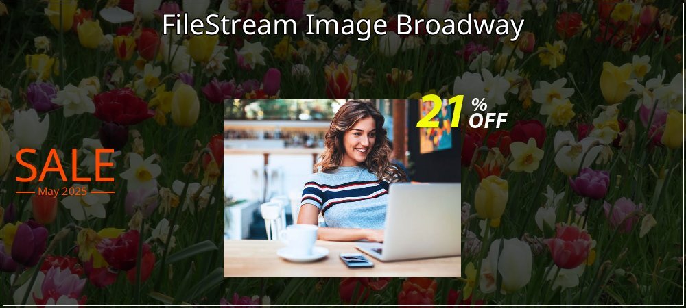 FileStream Image Broadway coupon on Virtual Vacation Day super sale