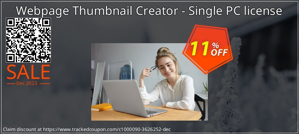 Webpage Thumbnail Creator - Single PC license coupon on Working Day discount