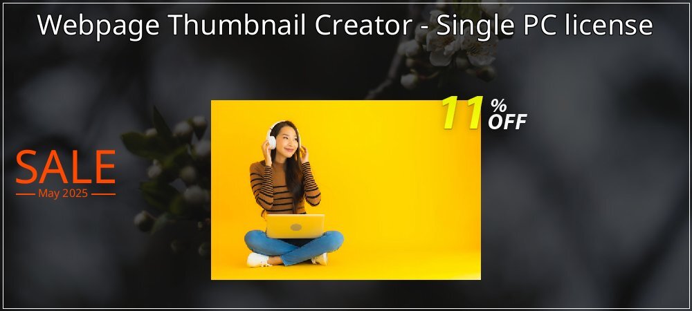 Webpage Thumbnail Creator - Single PC license coupon on April Fools' Day offer