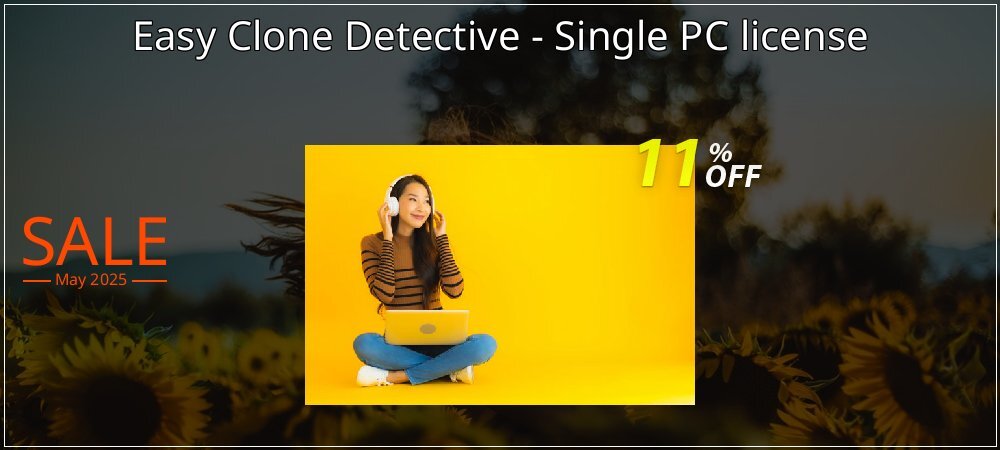 Easy Clone Detective - Single PC license coupon on World Party Day discounts