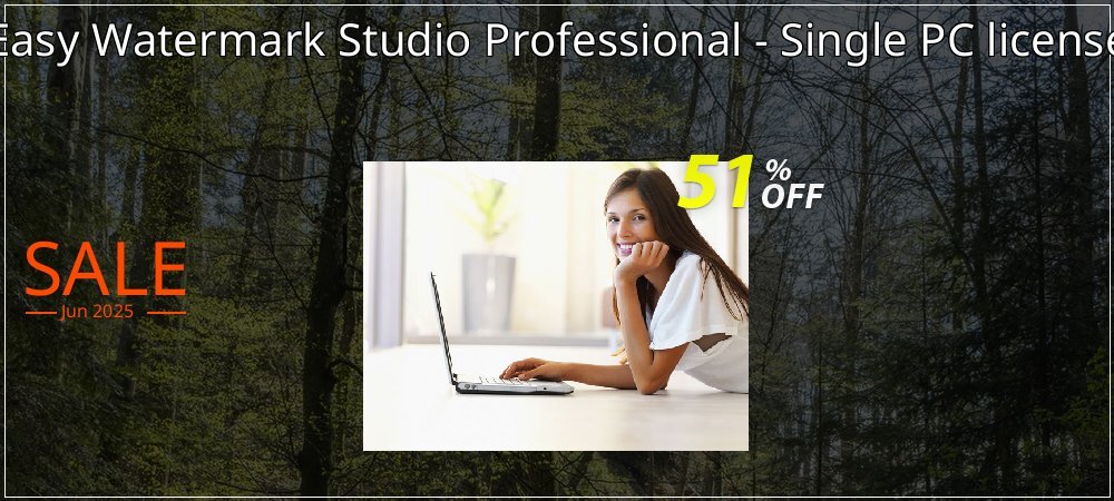 Easy Watermark Studio Professional - Single PC license coupon on Tell a Lie Day deals