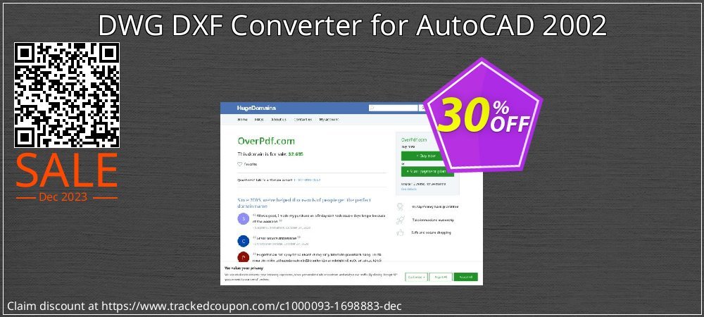 DWG DXF Converter for AutoCAD 2002 coupon on Mario Day discount