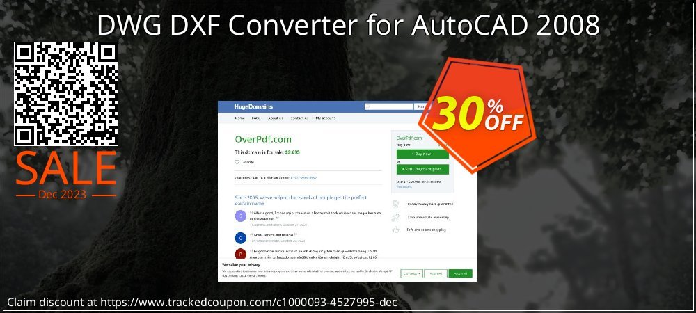 DWG DXF Converter for AutoCAD 2008 coupon on New Year's Weekend promotions