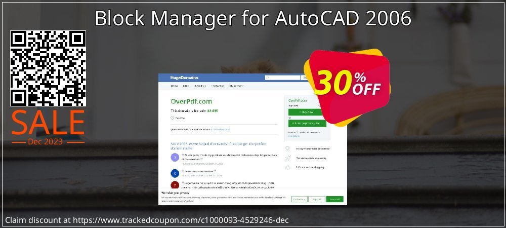 Block Manager for AutoCAD 2006 coupon on World Party Day offer