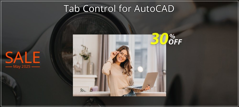 Tab Control for AutoCAD coupon on April Fools' Day sales