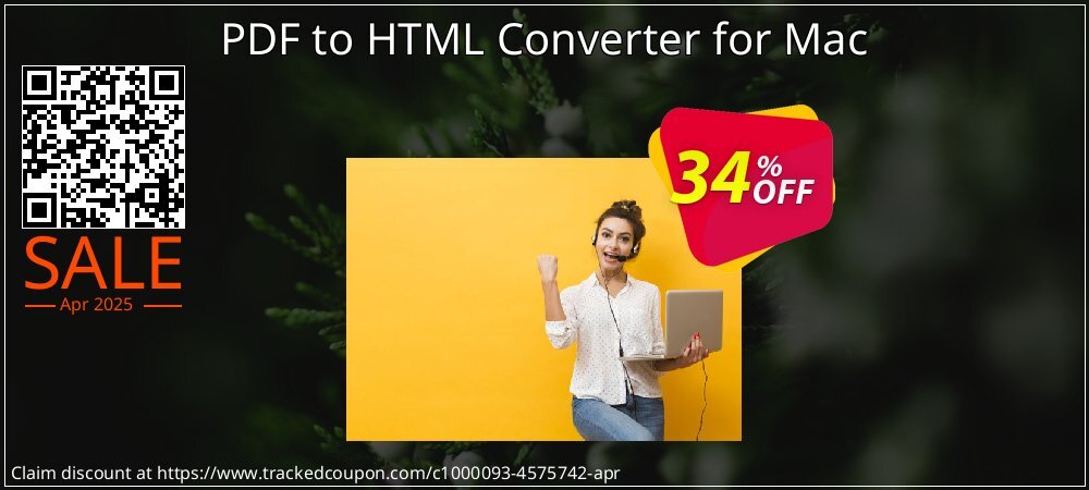 PDF to HTML Converter for Mac coupon on Working Day offering sales