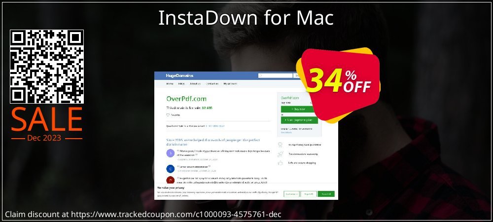 InstaDown for Mac coupon on Palm Sunday offering discount