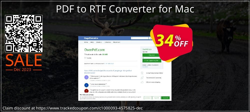 PDF to RTF Converter for Mac coupon on National Walking Day super sale