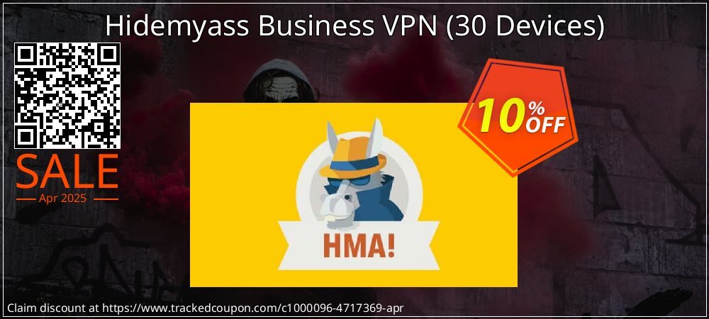 Hidemyass Business VPN - 30 Devices  coupon on April Fools' Day sales