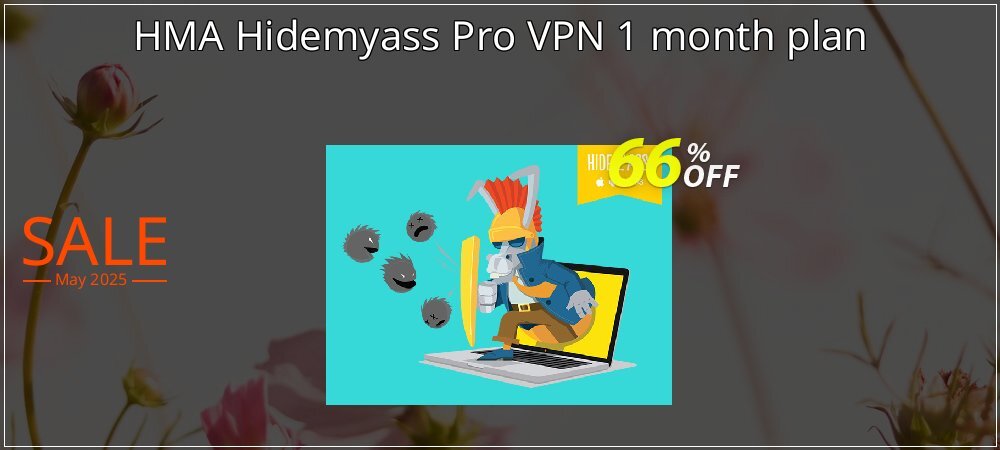 HMA Hidemyass Pro VPN 1 month plan coupon on 	National Kissing Day offer