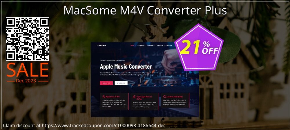 MacSome M4V Converter Plus coupon on National Smile Day sales