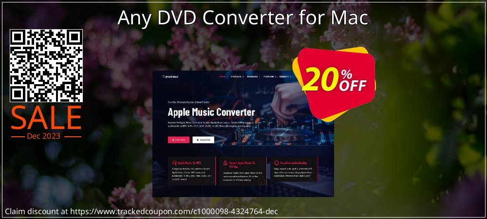 Any DVD Converter for Mac coupon on National Smile Day super sale